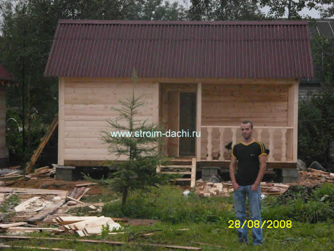 Маленькие бани из бруса Маленькие бани из бруса