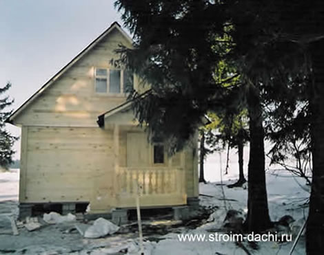 готовый дачный дом с крыльцом готовый дачный дом с крыльцом