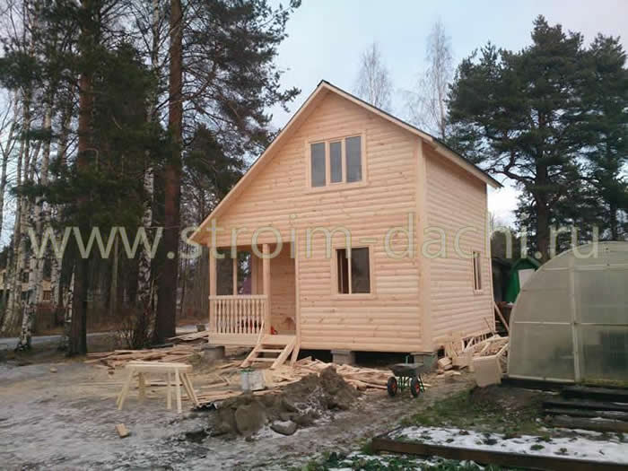 Дома из бруса - бюджетные варианты Дома из бруса - бюджетные варианты