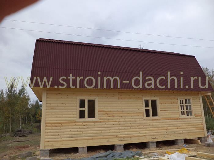 дом на блоках 20x20x40 дом на блоках 20x20x40