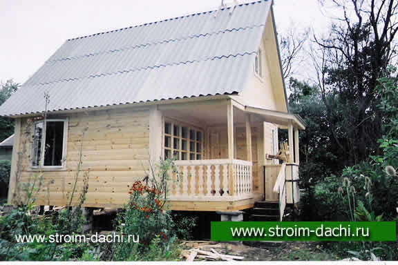дачный дом с террасой дачный дом с террасой